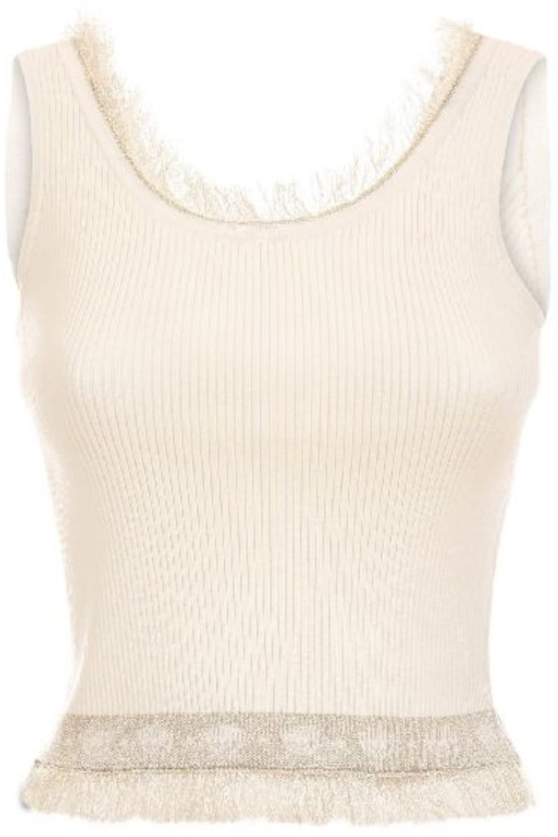 Chiara Ferragni Top White Wit