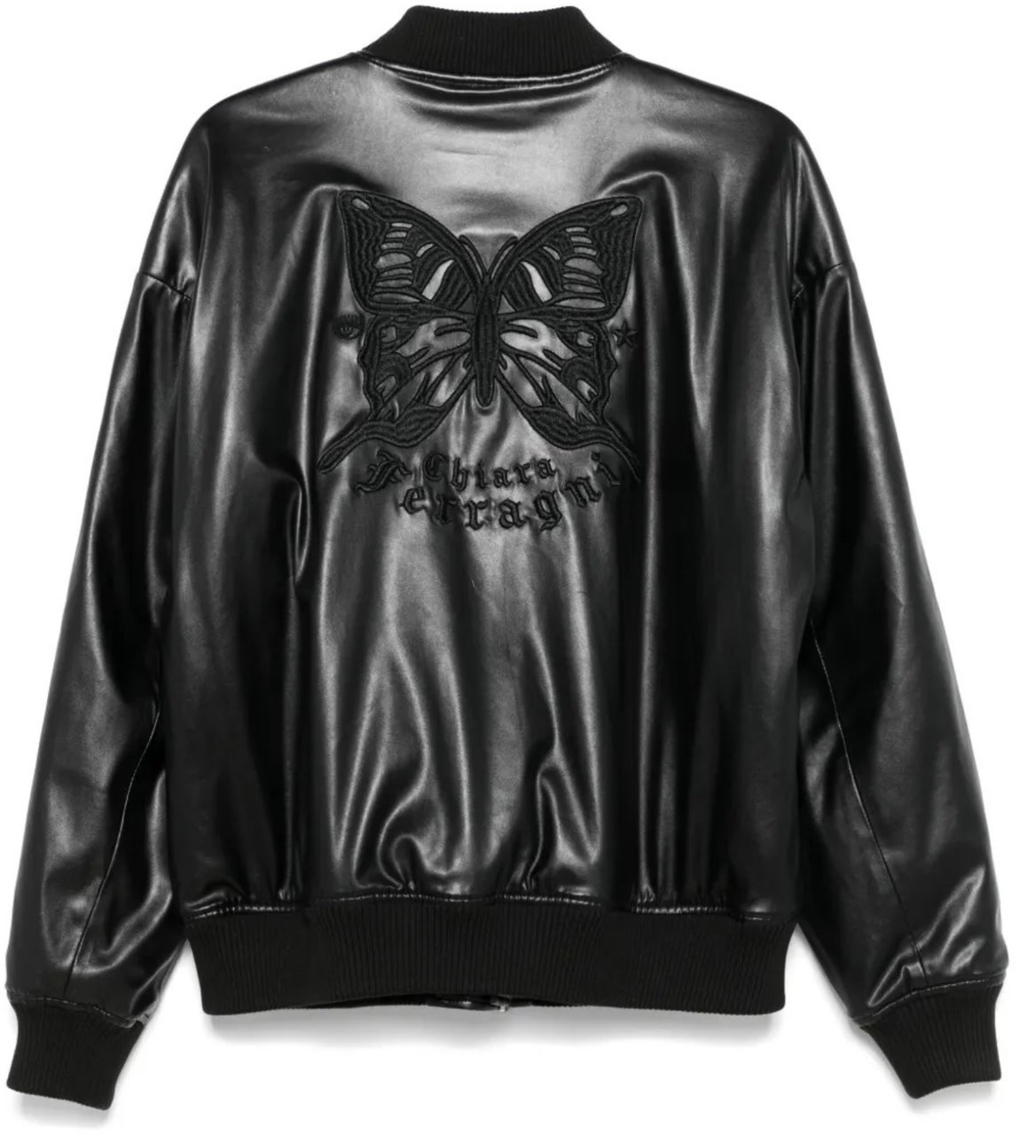 Chiara Ferragni Coats Black Zwart