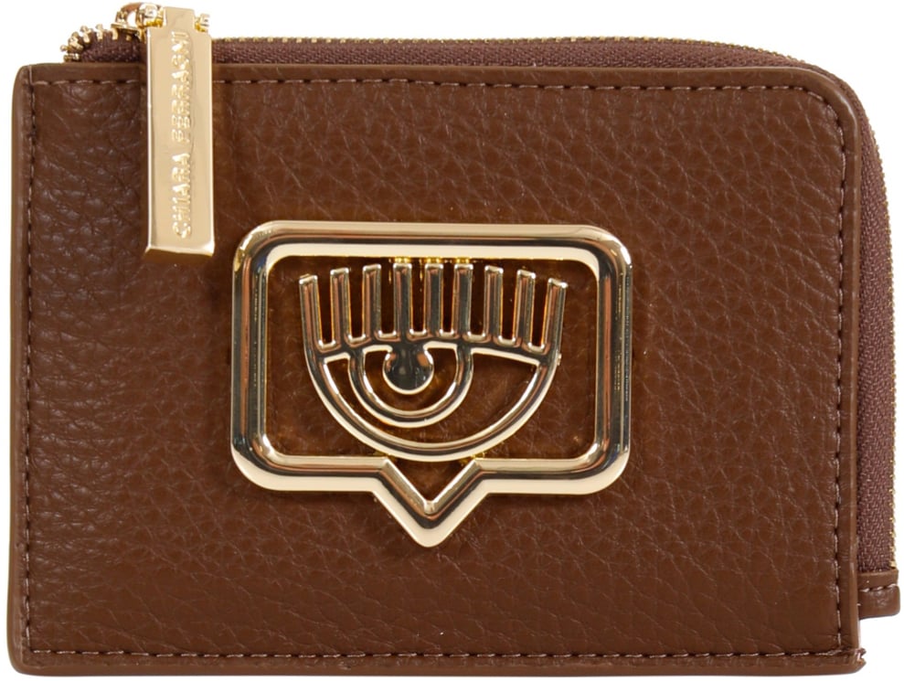 Chiara Ferragni Wallets Brown Bruin