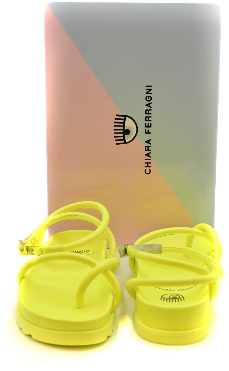 Chiara Ferragni Sandals Yellow Geel
