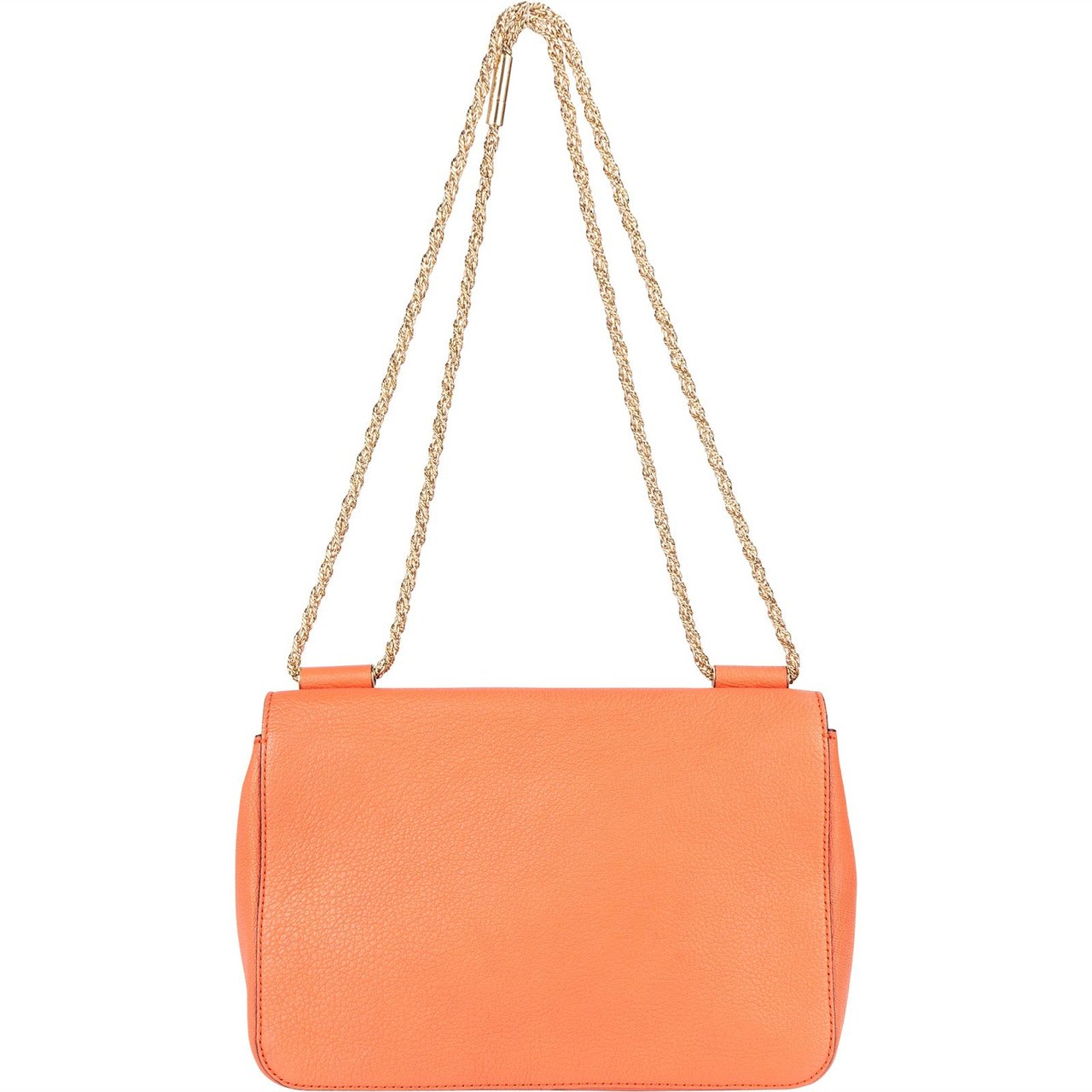 Chloé Chloé Embellished Leather Porte Epaule Swarovski Shoulder Crossbody Bag Oranje