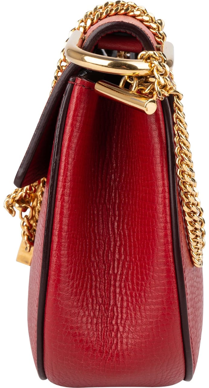 Chloé Red Leather Drew Crossbody Bag Divers