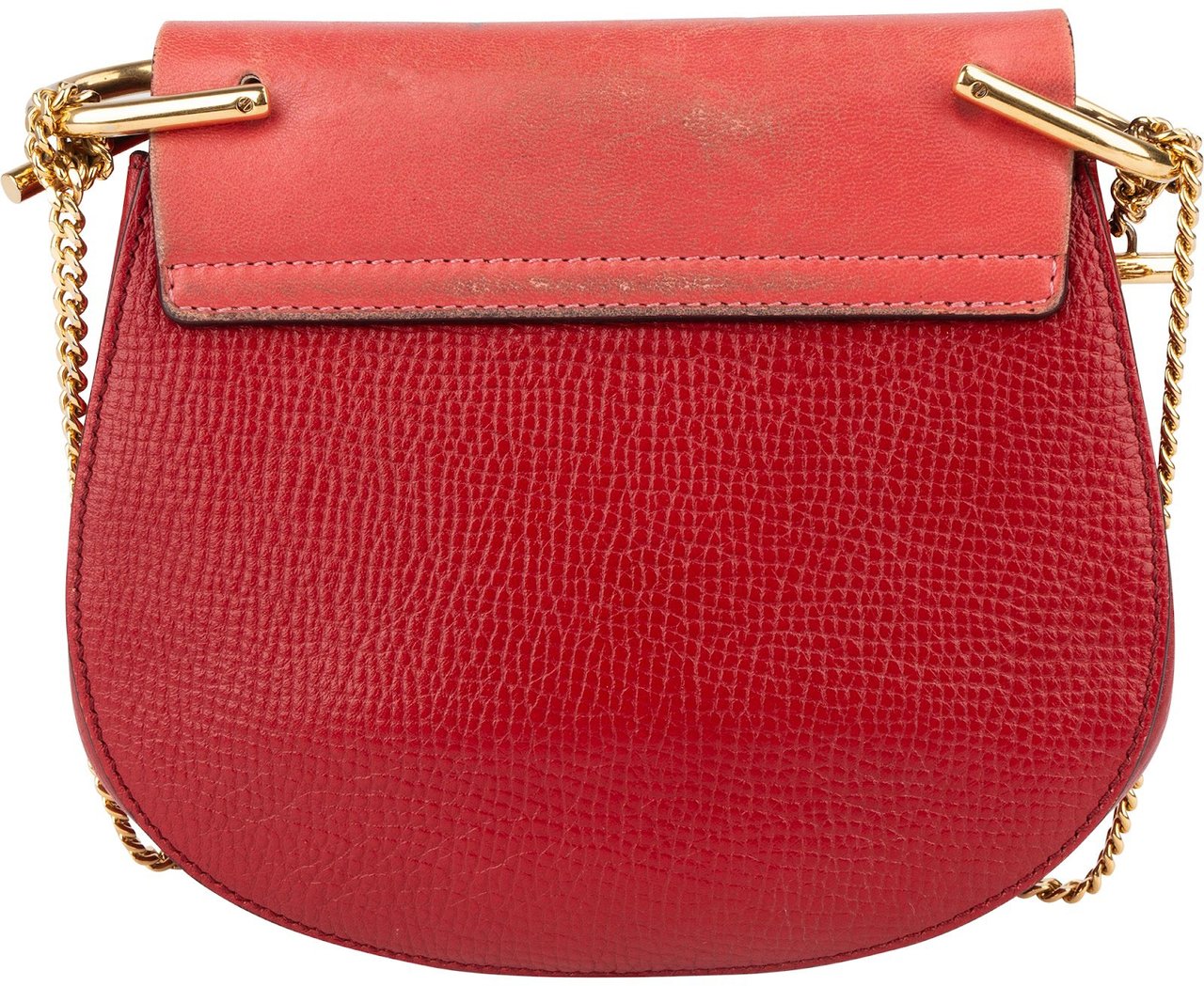 Chloé Red Leather Drew Crossbody Bag Divers