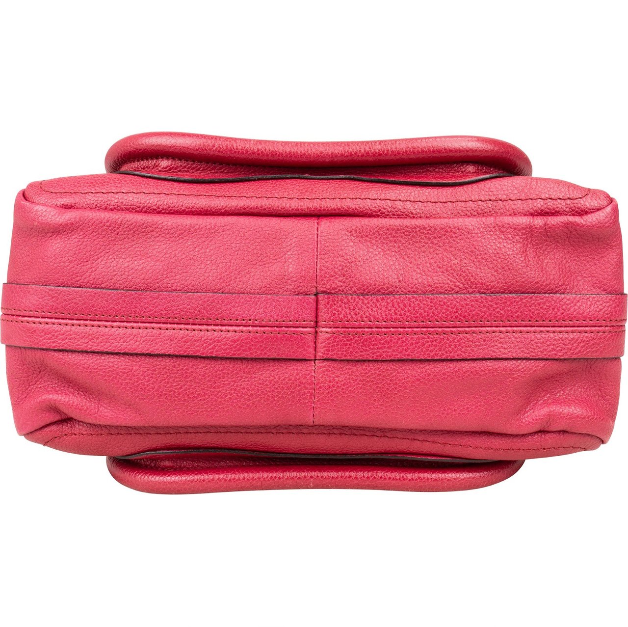 Chloé Chloé Pink Grained Leather Paraty Crossbody Bag Rood