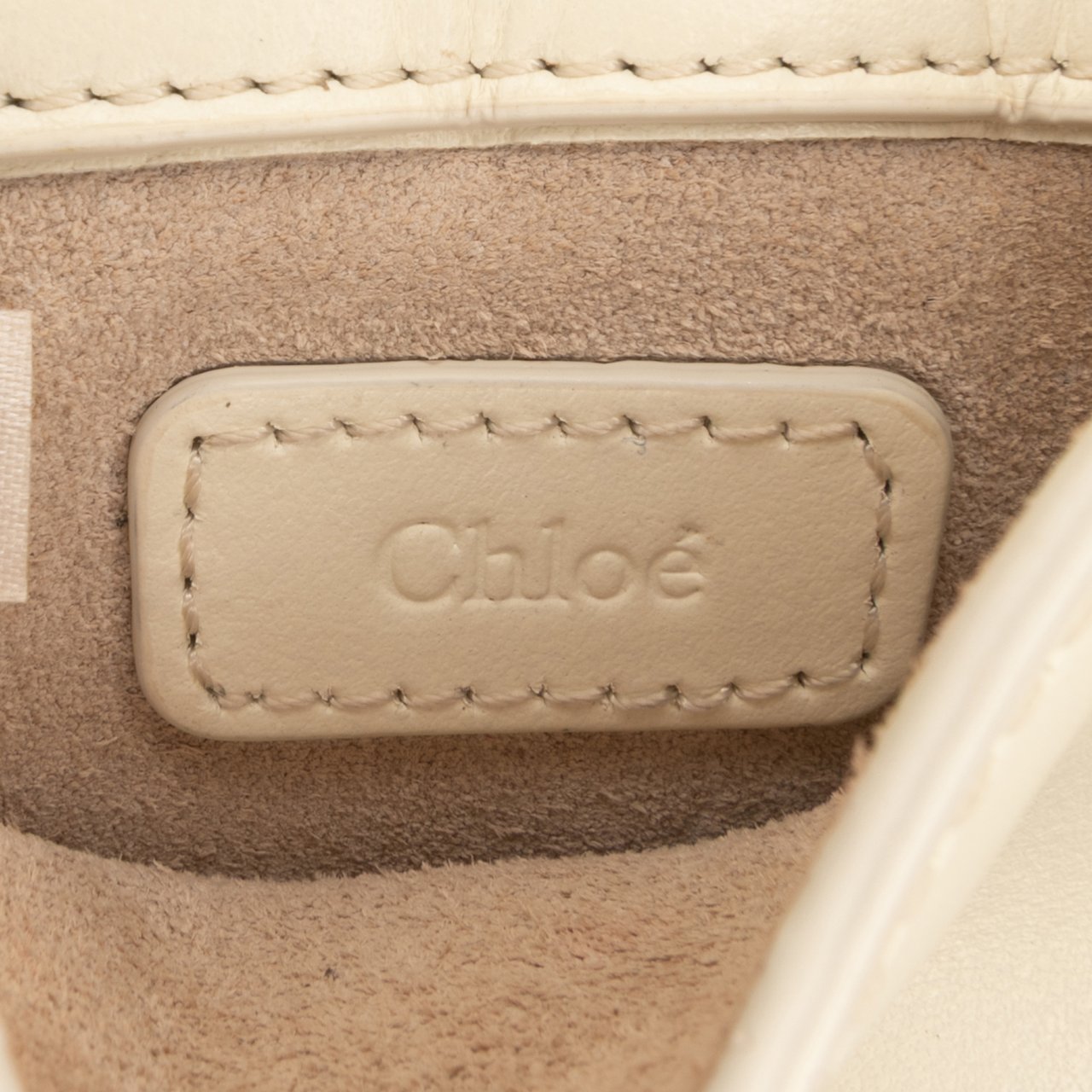 Chloé Mini Leather Tess Crossbody Wit