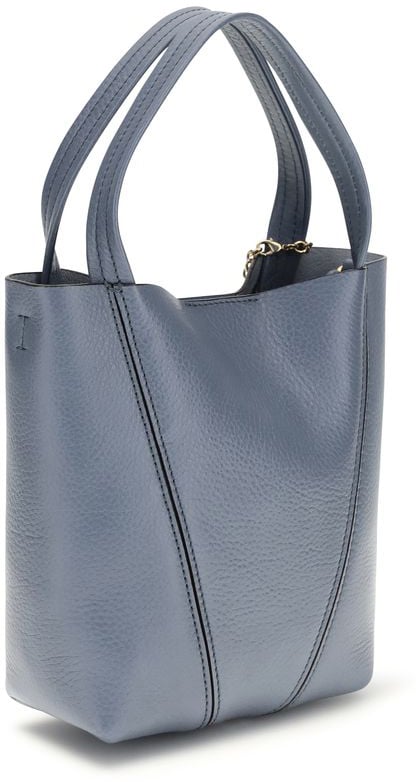 Chloé Chloé Blue Calf Leather Bos Taurus Shoulder Bag Blauw