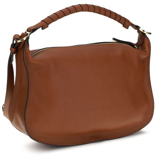Chloé Chloé Brown Calf Leather Bos Taurus Shoulder Bag Bruin