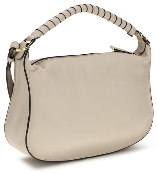 Chloé Chloé Beige Calf Leather Bos Taurus Shoulder Bag Beige