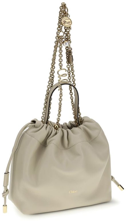 Chloé Chloé Beige Lamb Ovis Aries Aries Shoulder Bag Beige