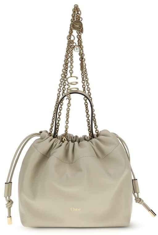 Chloé Chloé Beige Lamb Ovis Aries Aries Shoulder Bag Beige