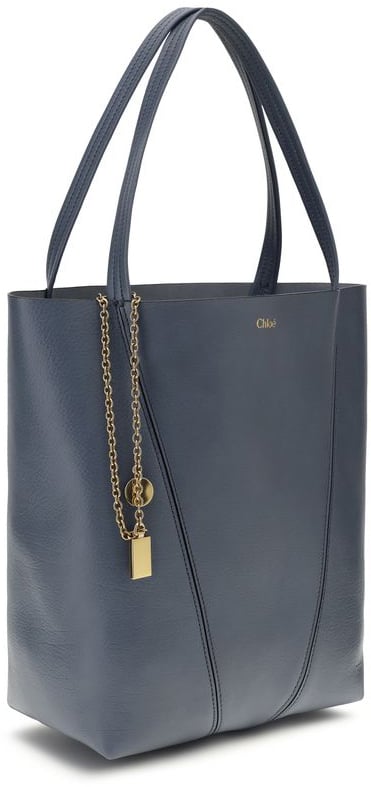 Chloé Chloé Blue Calf Leather Bos Taurus Shoulder Bag Blauw