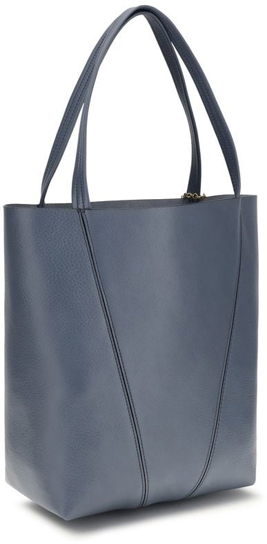 Chloé Chloé Blue Calf Leather Bos Taurus Shoulder Bag Blauw