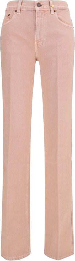 Chloé Multicolor Cotton Straight-Leg Jeans Divers