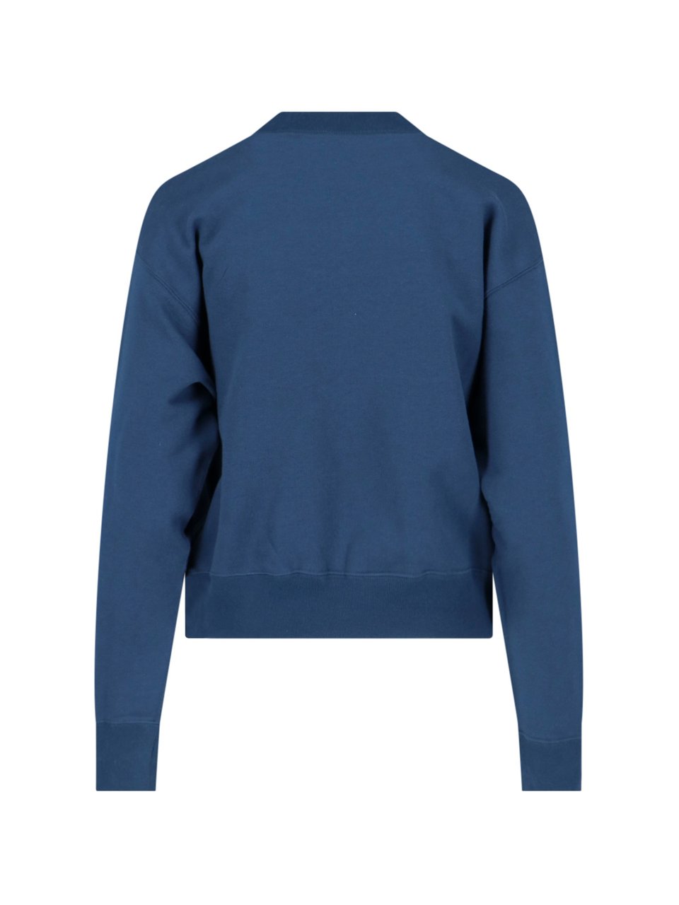 Chloé "Paris" Crew Neck Sweatshirt, In Blue Cotton Blauw