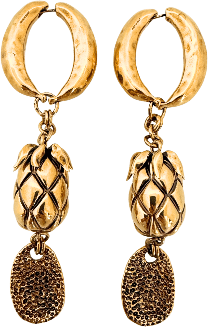 Chloé Chloé Fruits Earrings Gold / mint condition Goud