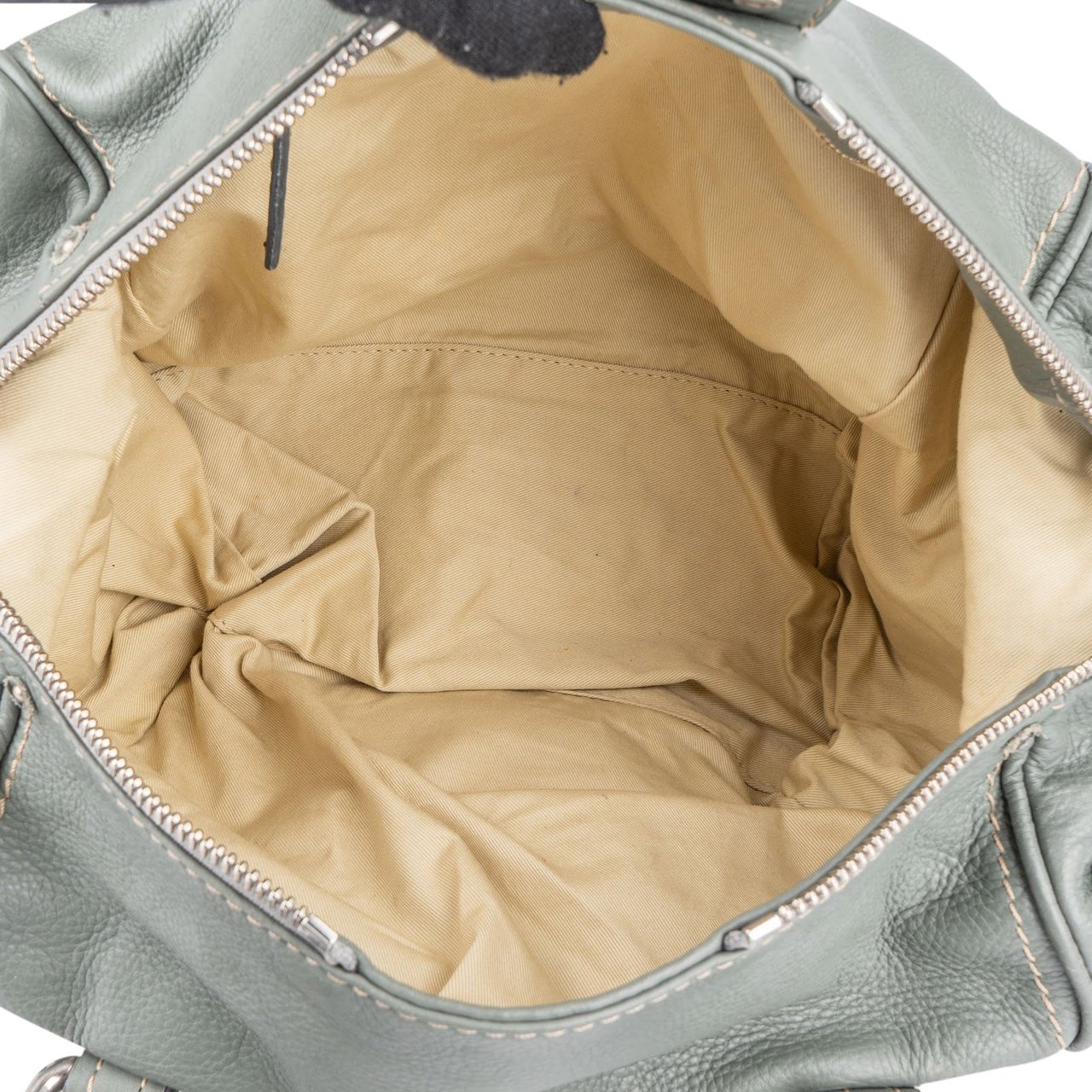 Chloé Chloé Leather Paddington Satchel Handbag Groen