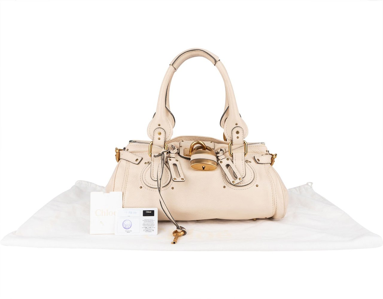 Chloé Chloé Leather Paddington Satchel Handbag Divers