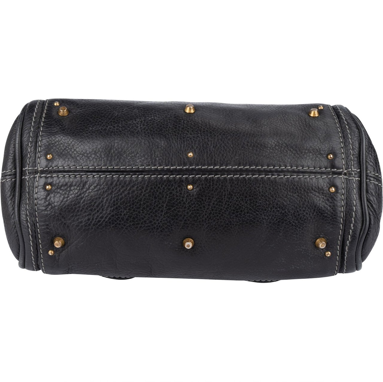 Chloé Chloé Grained Leather Small Paddington Satchel Handbag Zwart