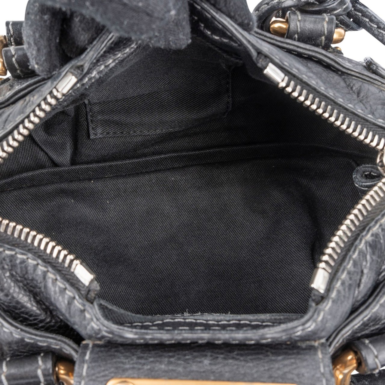 Chloé Chloé Grained Leather Small Paddington Satchel Handbag Zwart