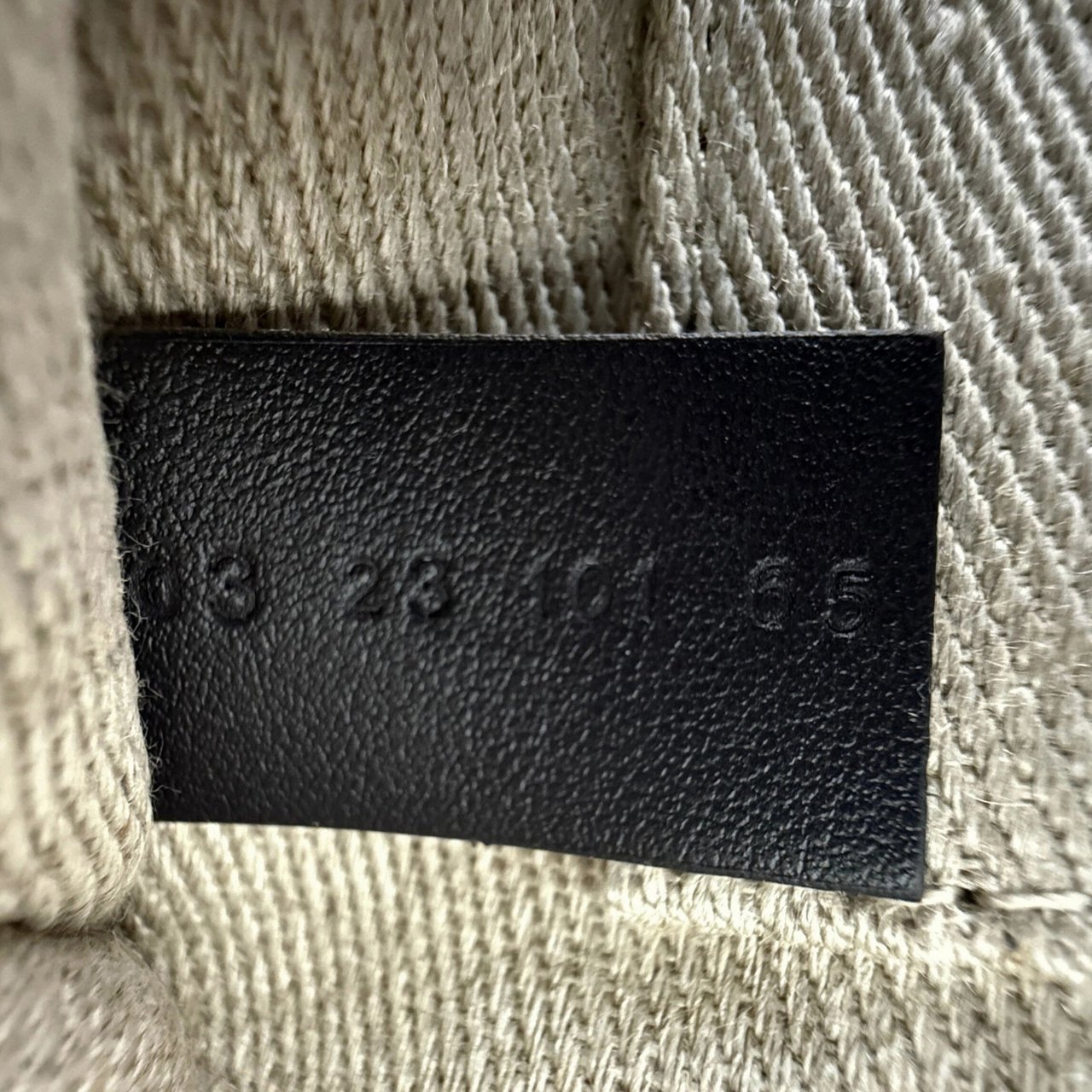 Chloé Chloé Woody Mini-Tote Bag aus Leinen Beige / neuwertig Beige