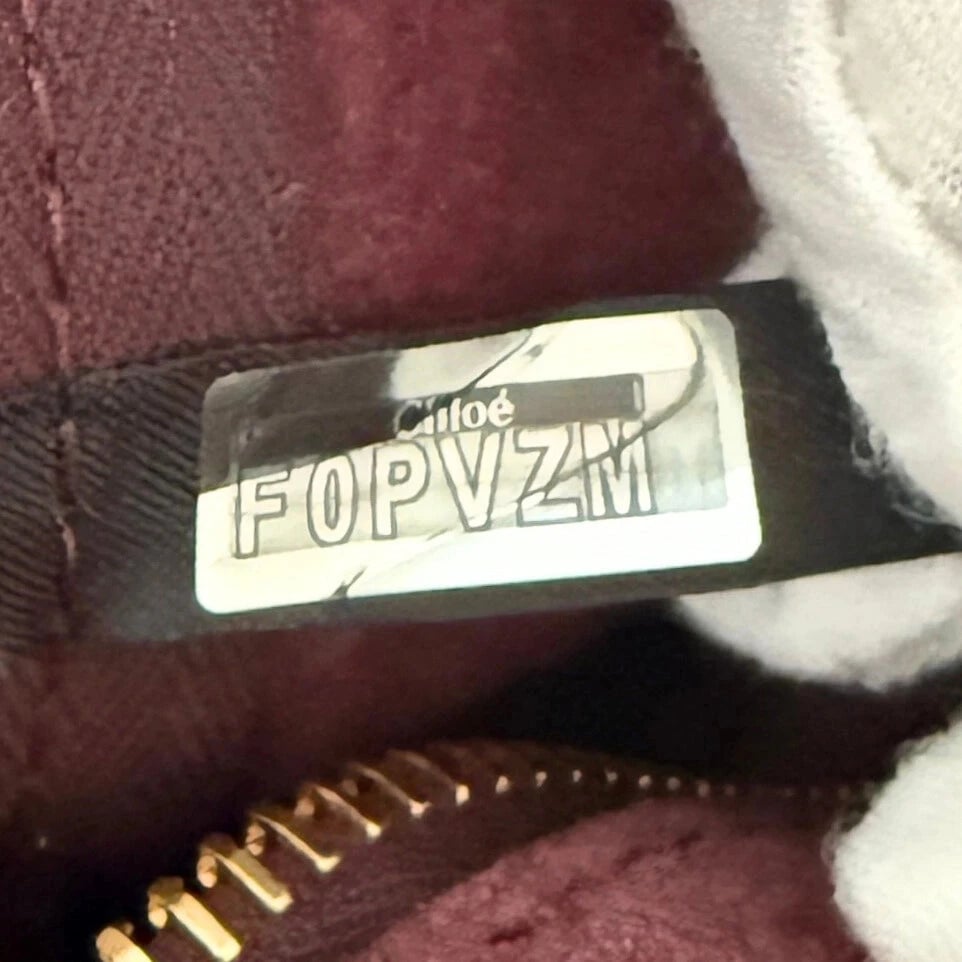 Chloé Chloé Marcie Hobo Bag aus genarbtem Leder Motty Grey / neuwertig Grijs