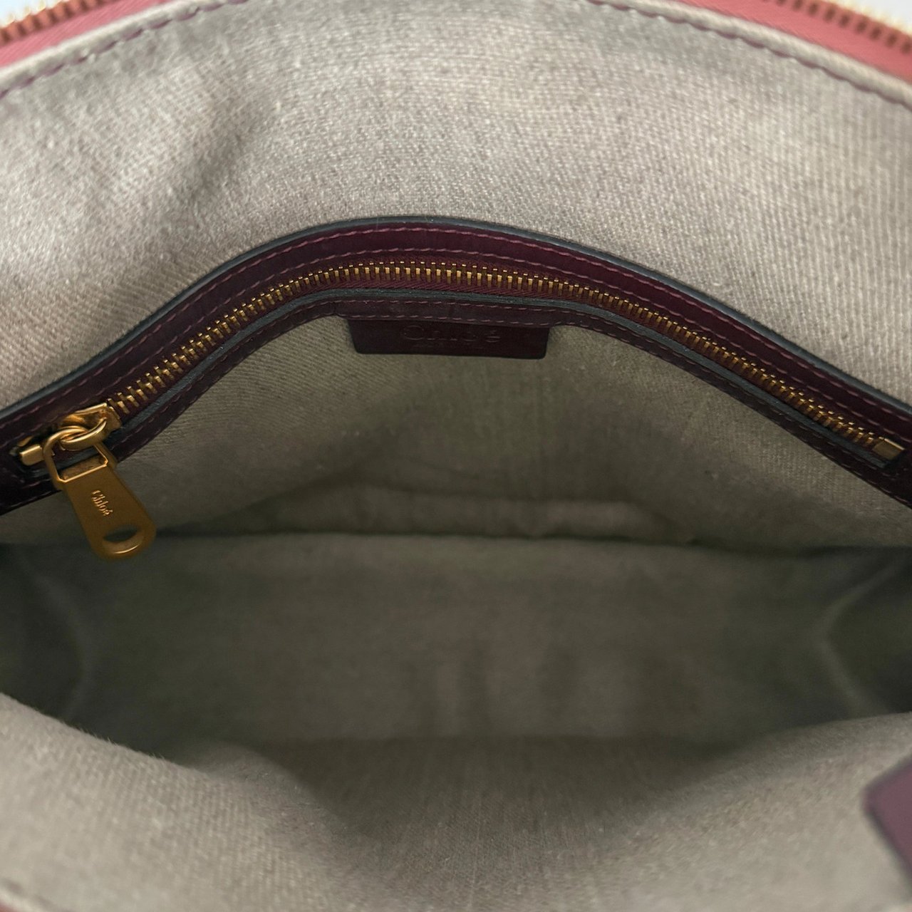 Chloé Chloé Marcie Medium Wildleder Canyon Rose / sehr gut Roze