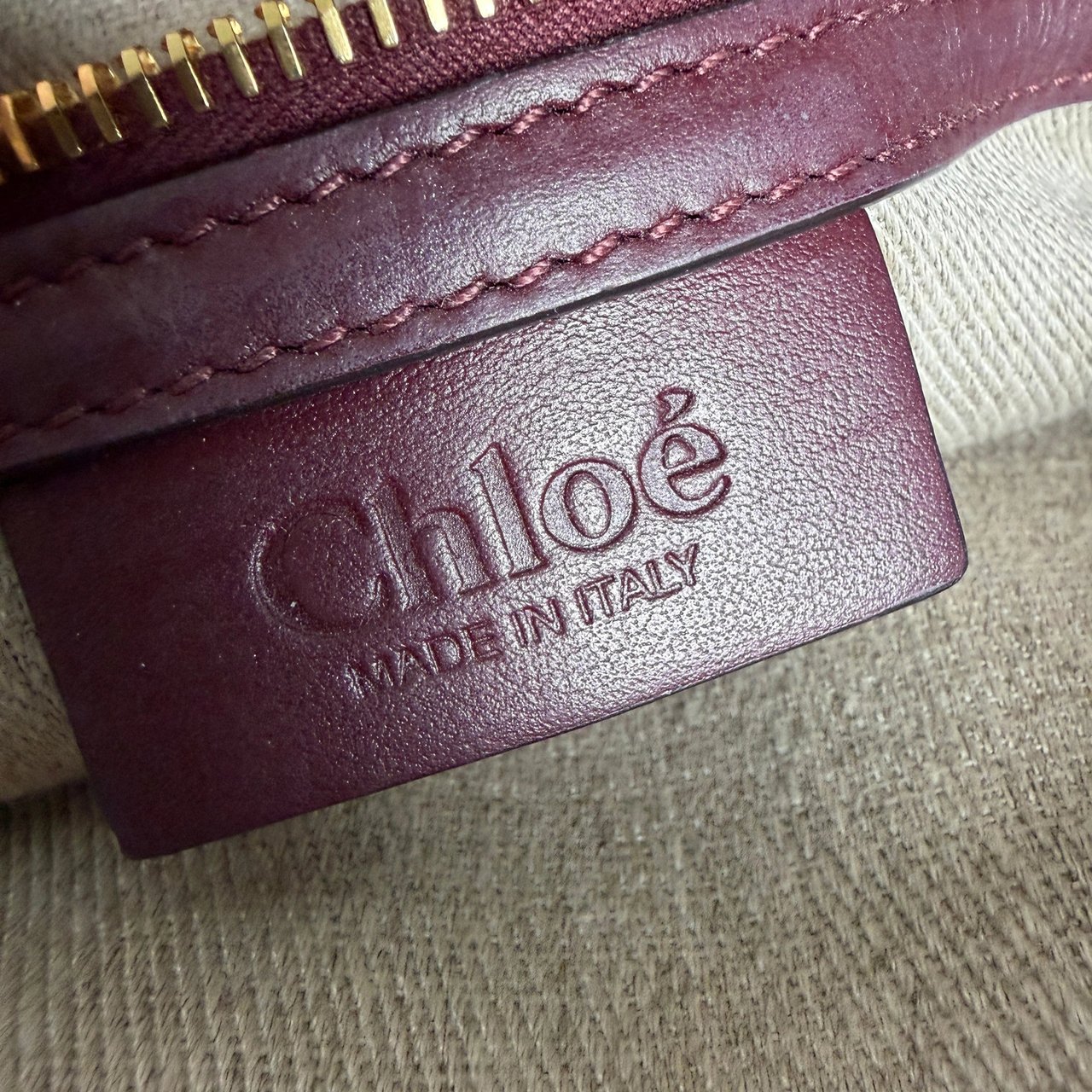 Chloé Chloé Marcie Medium Wildleder Canyon Rose / sehr gut Roze