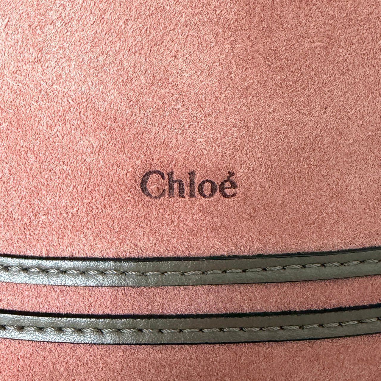 Chloé Chloé Marcie Medium Wildleder Canyon Rose / sehr gut Roze