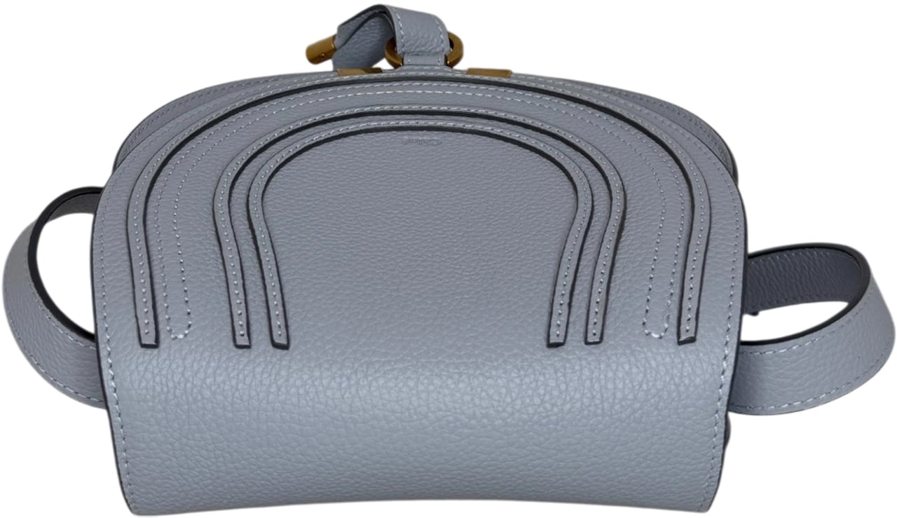 Chloé Mini Marcie Cloudy Blue Kalbsleder / neuwertig Blauw