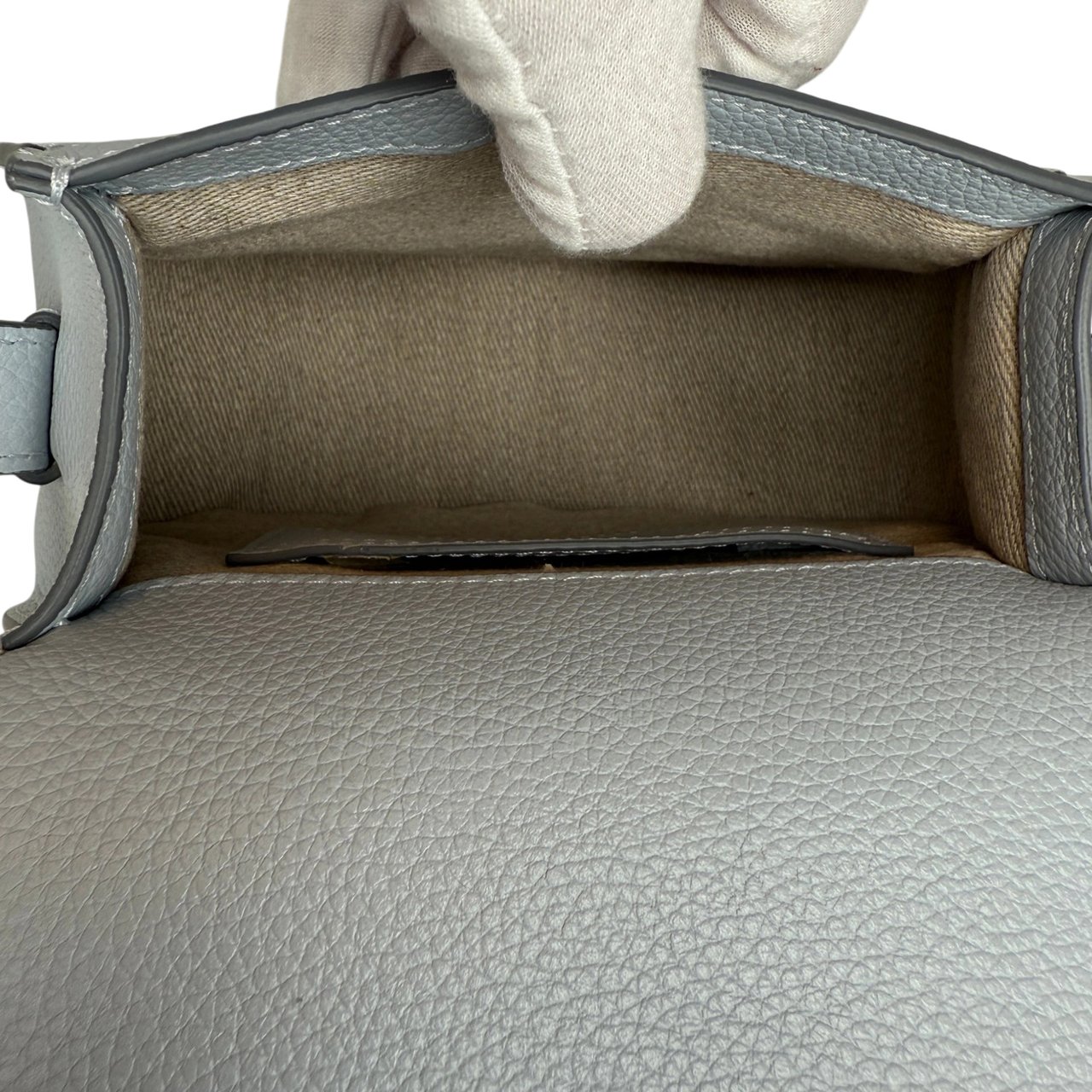 Chloé Mini Marcie Cloudy Blue Kalbsleder / neuwertig Blauw