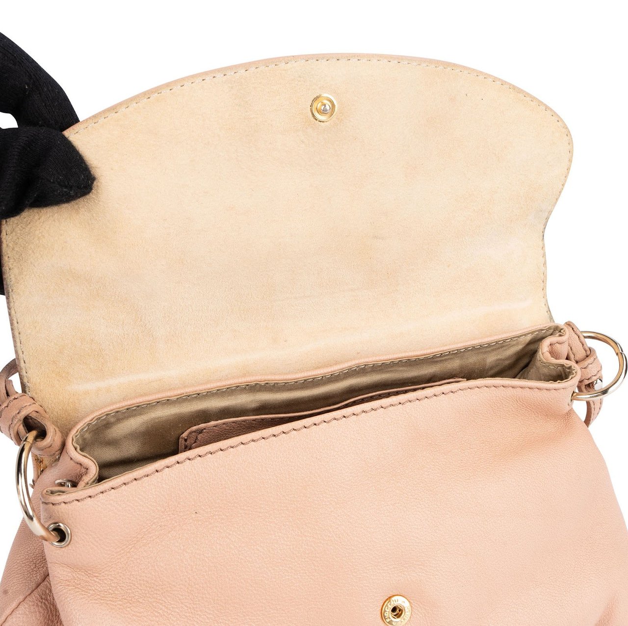 Chloé Chloé Leather Lily Ribbon Pochette  Handbag Rood