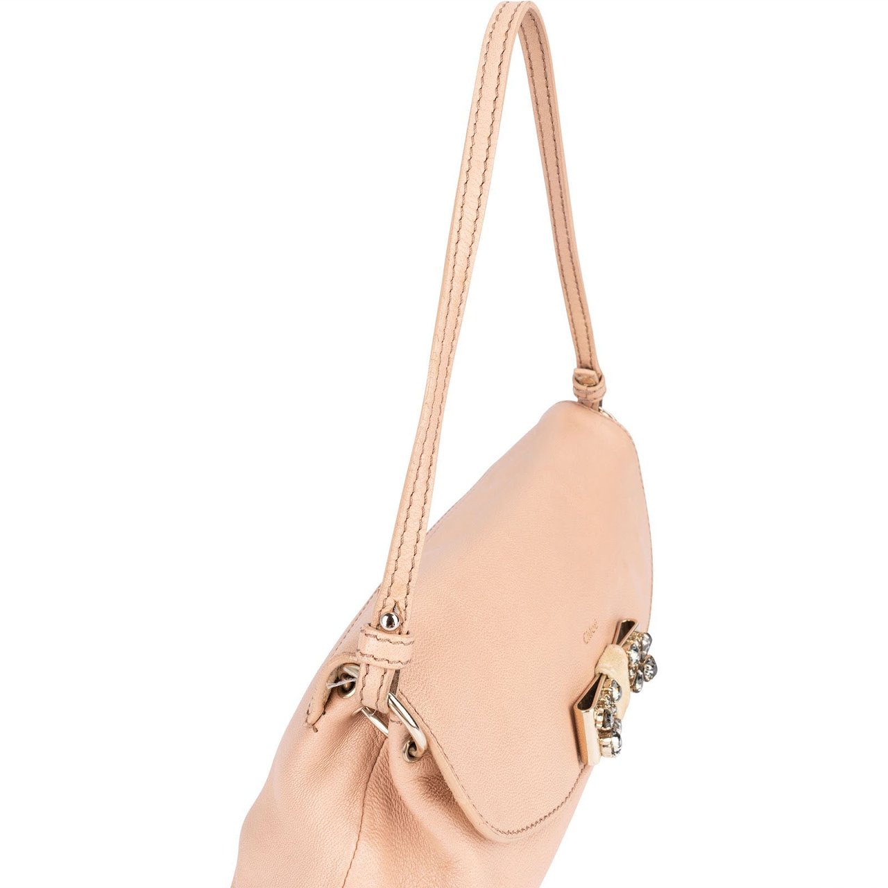 Chloé Chloé Leather Lily Ribbon Pochette  Handbag Rood