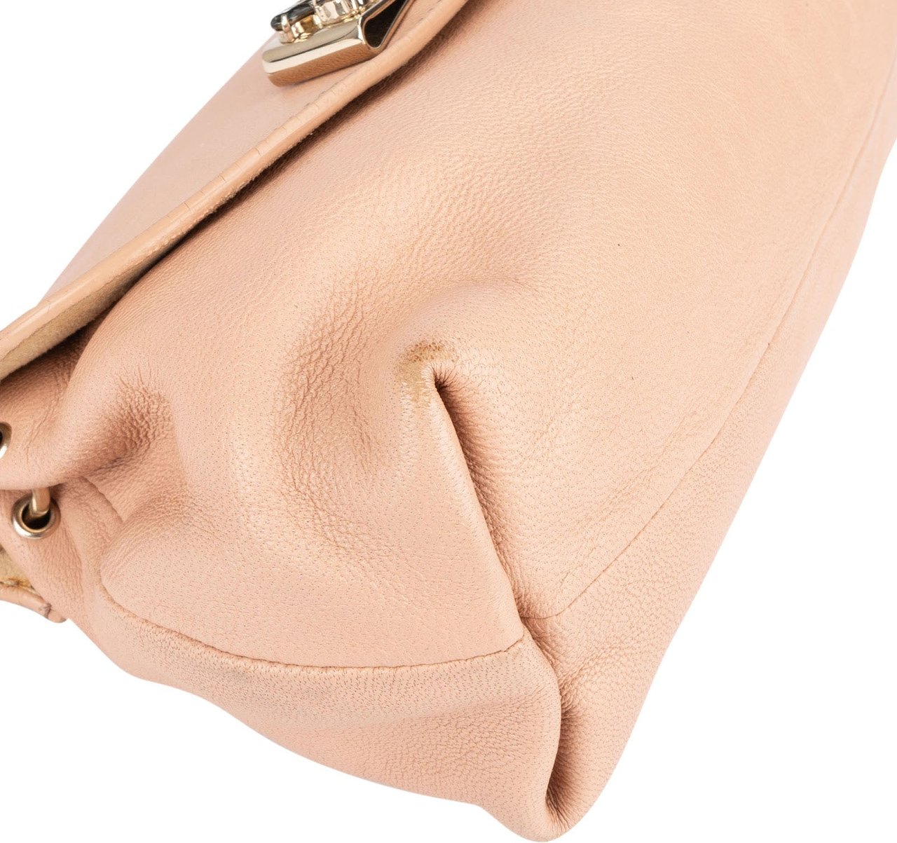 Chloé Chloé Leather Lily Ribbon Pochette  Handbag Rood