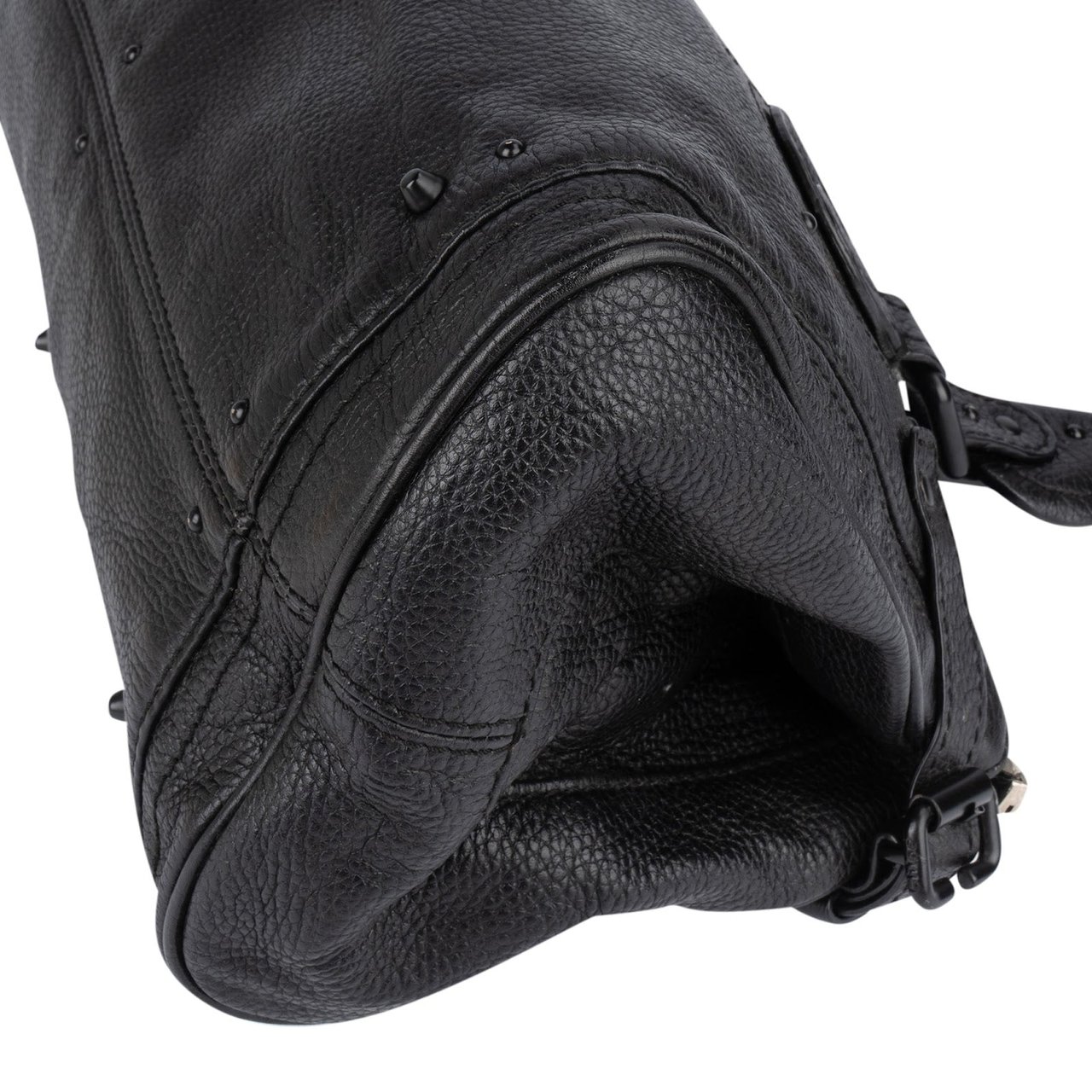 Chloé Chloé Grained Leather Paddington Handbag Zwart