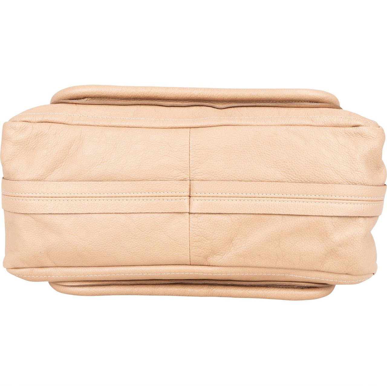 Chloé Chloé Beige Pebbled Leather Paraty Handbag Beige