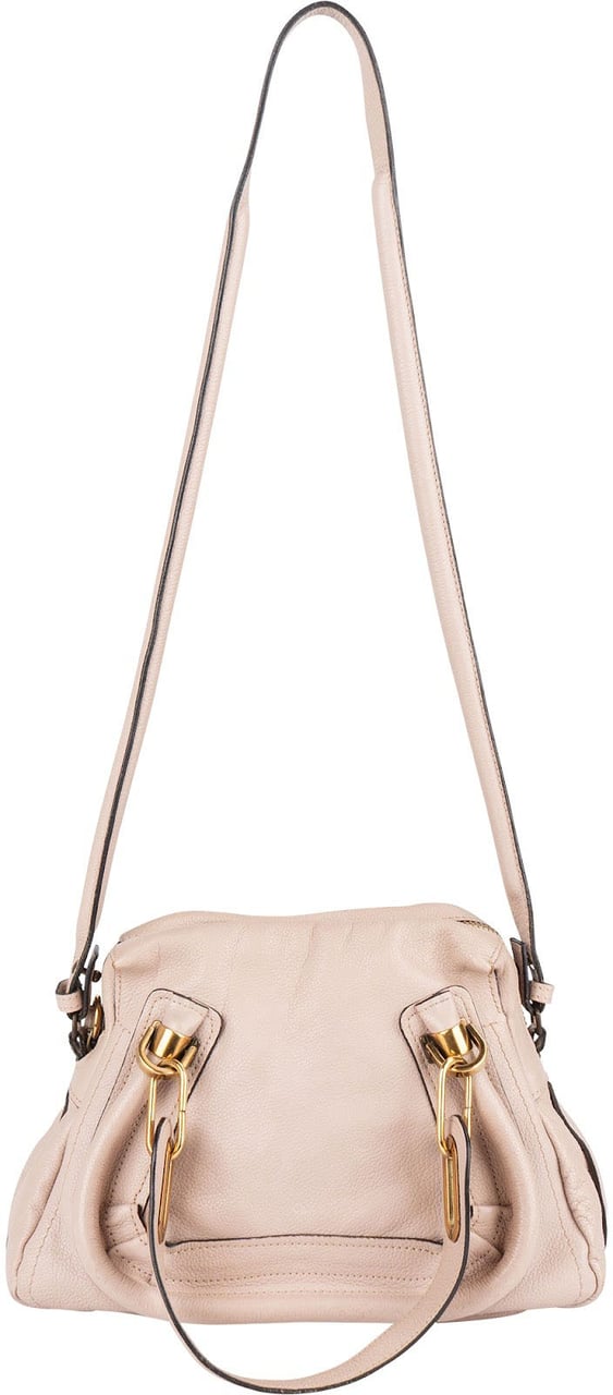 Chloé Chloé Grained Leather Paraty Handbag Rood