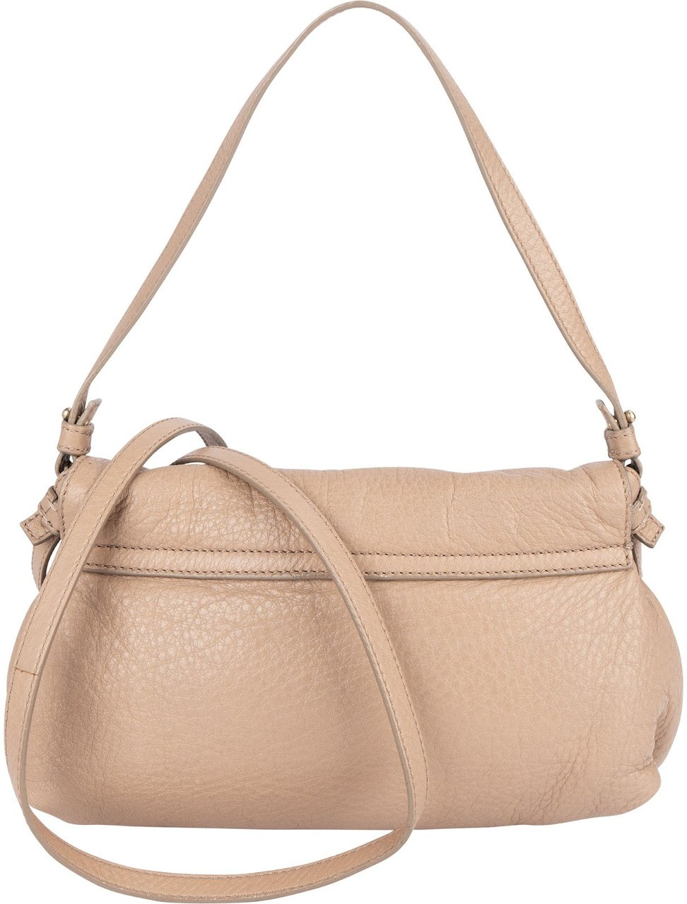 Chloé Grained Leather Lily Crossbody Bag Beige