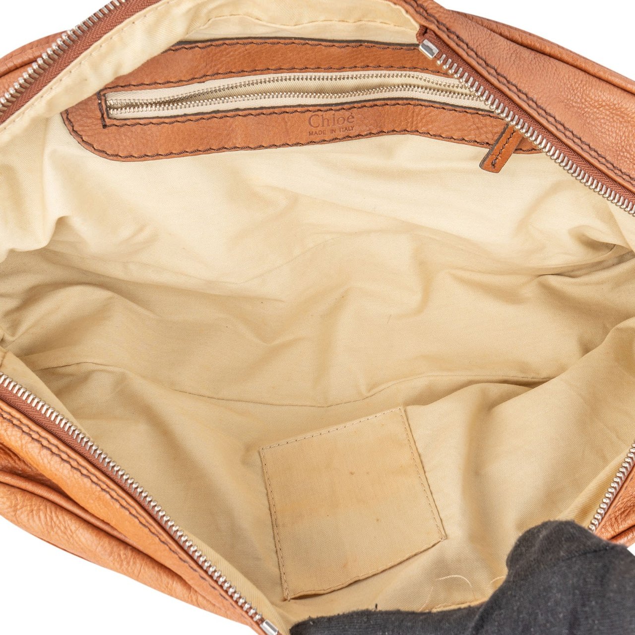 Chloé Chloé Leather Paddington Satchel Handbag Bruin