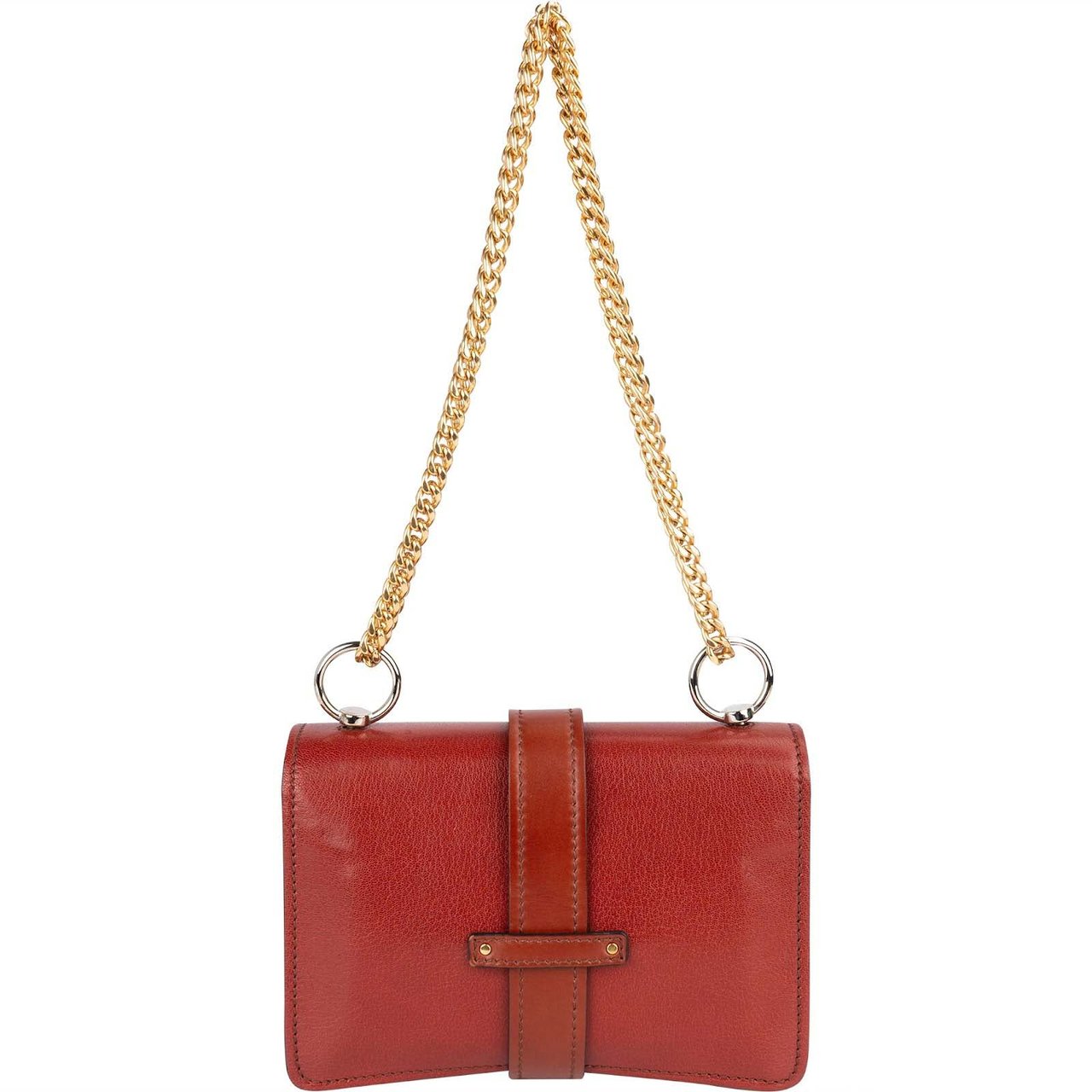 Chloé Leather Aby Lock and Chain Crossbody Bag Divers