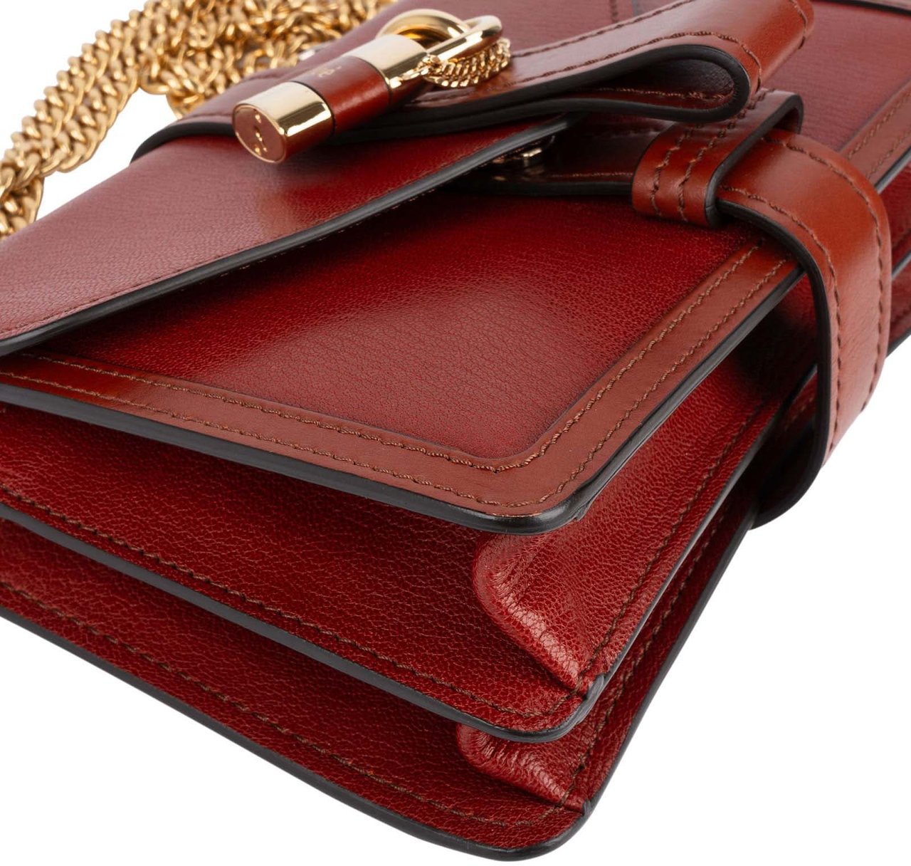 Chloé Leather Aby Lock and Chain Crossbody Bag Divers