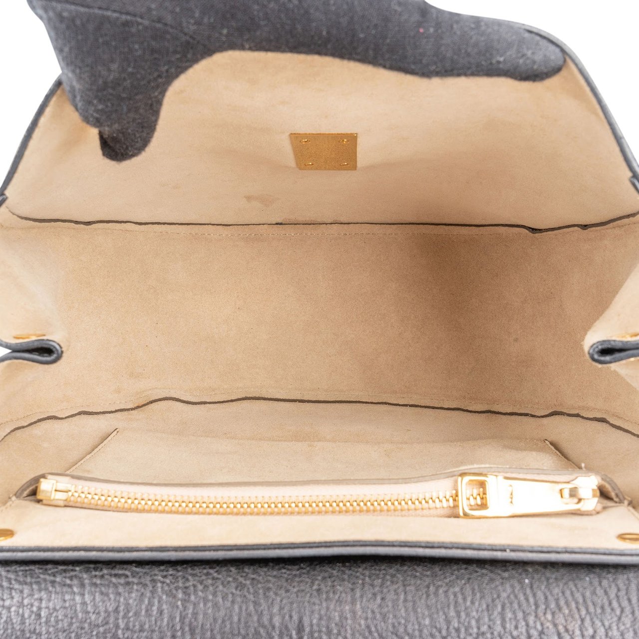 Chloé Black Grained Leather Drew Porte Epaule Crossbody Bag Zwart