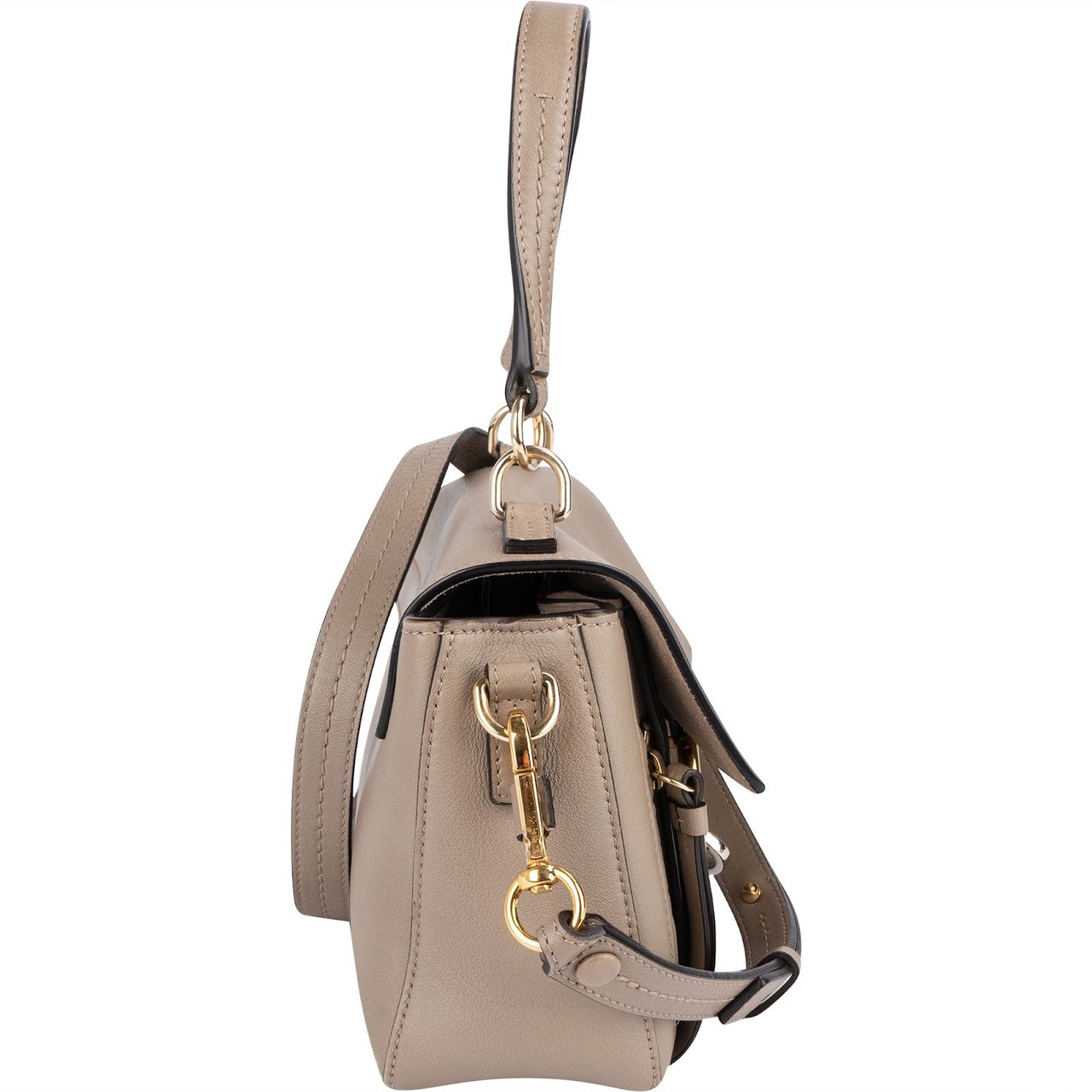 Chloé Chloé Leather Small Faye Day Handbag Beige