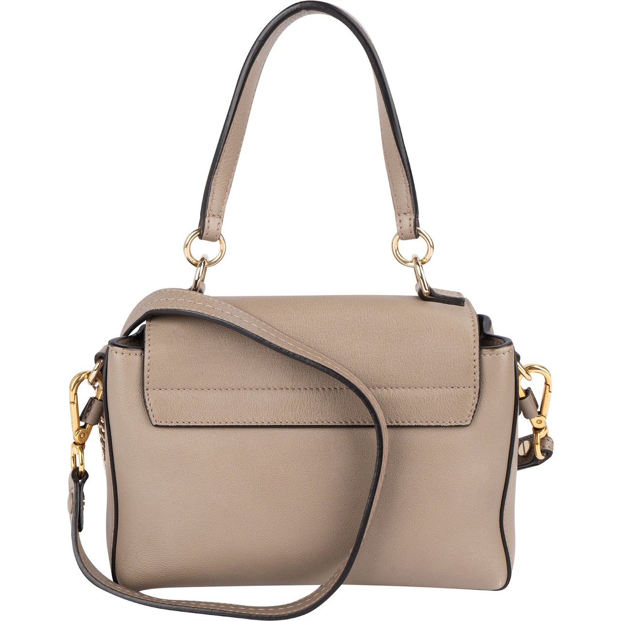 Chloé Chloé Leather Small Faye Day Handbag Beige