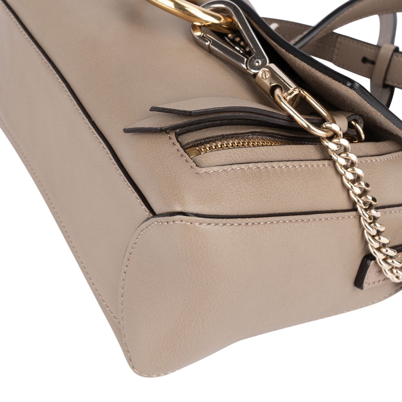 Chloé Chloé Leather Small Faye Day Handbag Beige