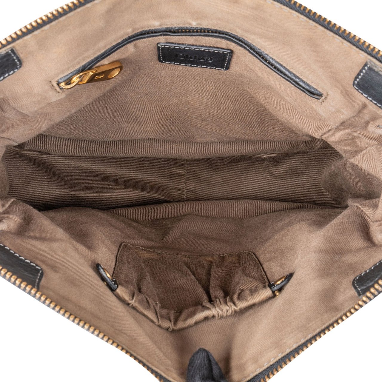 Chloé Chloé Grained Leather Medium Marcie Hobo Handbag Zwart