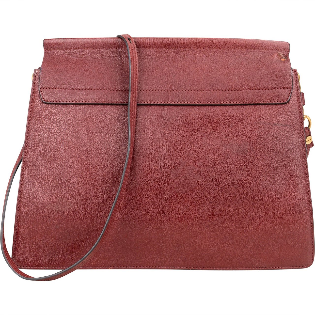 Chloé Leather Faye Medium Shoulder Crossbody Bag Rood