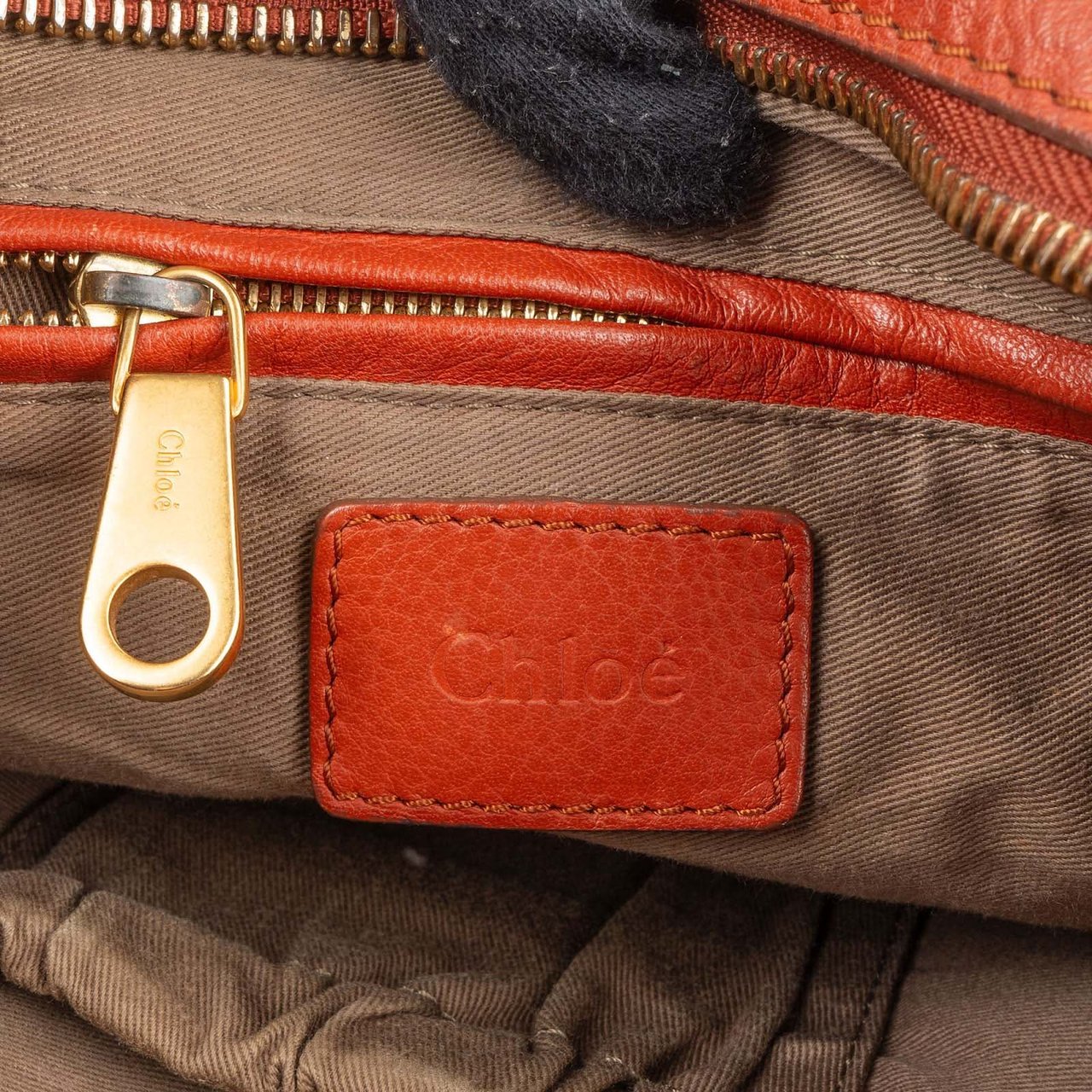 Chloé Grained Calfskin Marcie Satchel Handbag Divers