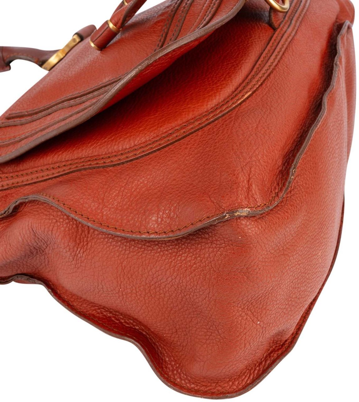 Chloé Grained Calfskin Marcie Satchel Handbag Divers