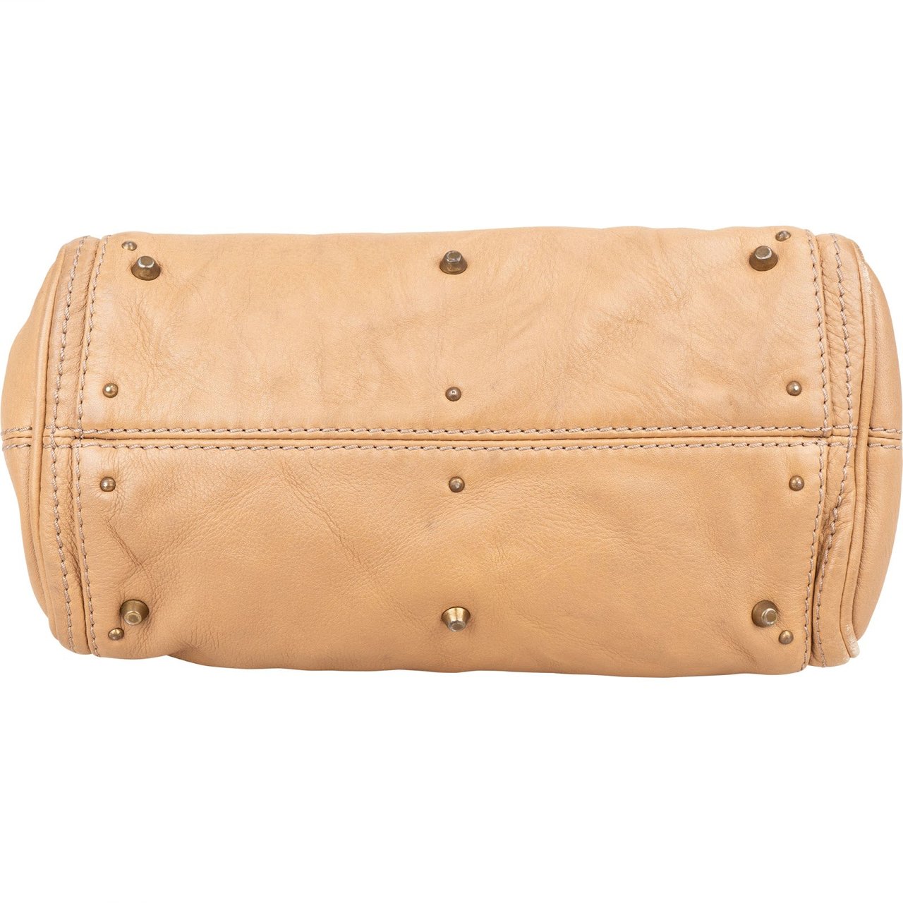 Chloé Leather Paddington Satchel Handbag Bruin