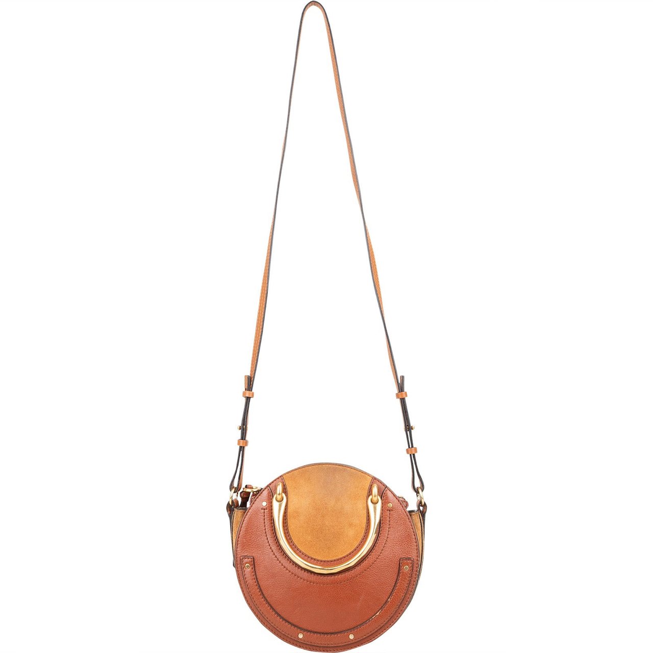 Chloé Chloé Suede Leather Pixie Crossbody Handbag Bruin